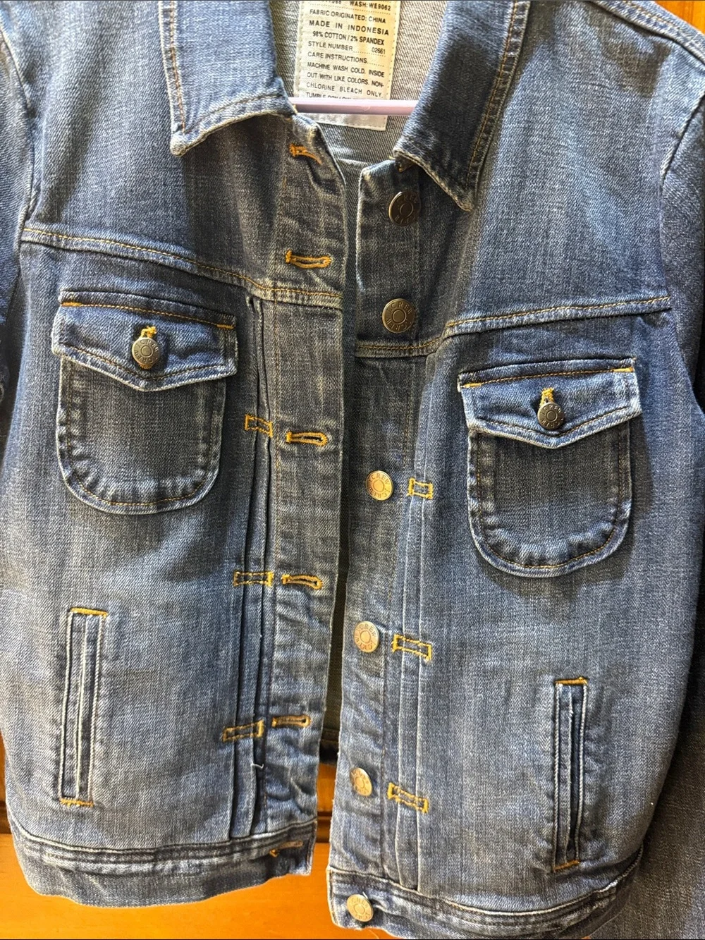 Classic Women's Denim Jacket - Blue, J. Crew brand, sz Medium, NWOT